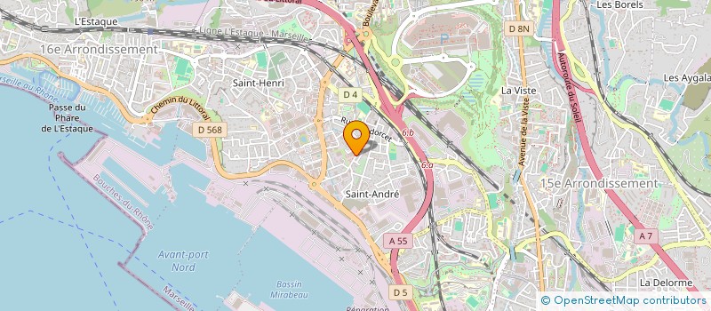 localisation de l'entreprise COPROBARTH à MARSEILLE