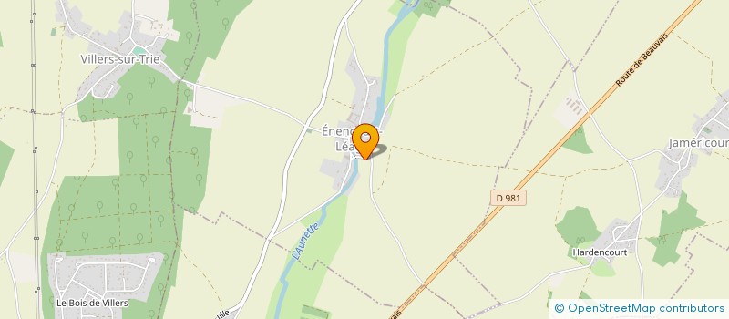 localisation de l'entreprise COPROCAP  ENENCOURT-LEAGE