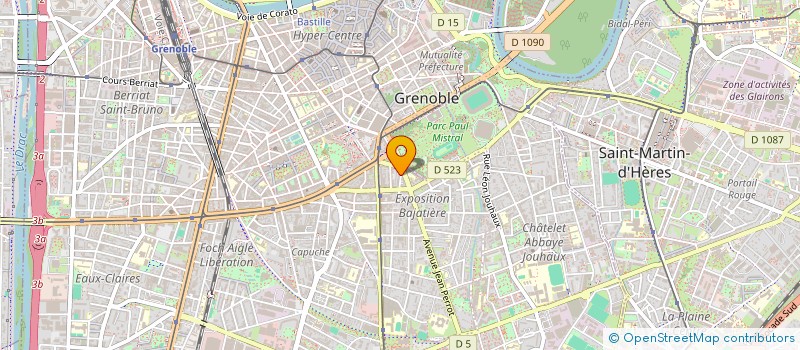 localisation de l'entreprise COPROD 2 RUE GENERAL DURAND  GRENOBLE