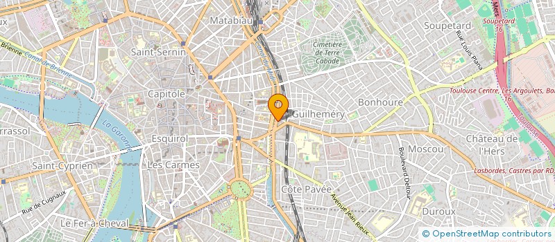 localisation de l'entreprise COPROD RESIDENCE J.D'ARC à TOULOUSE