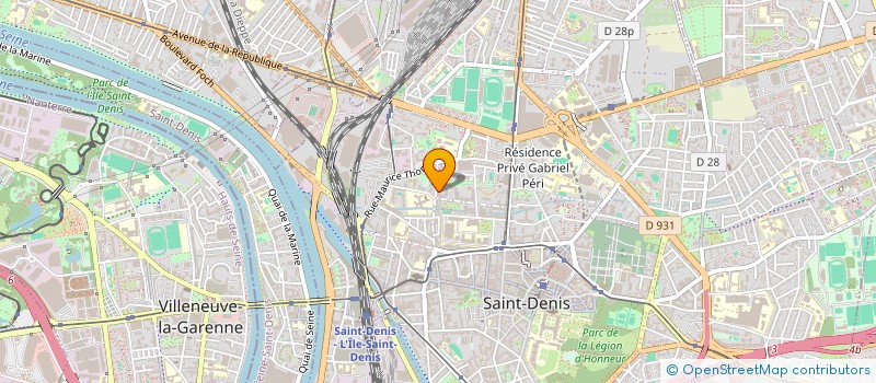 localisation de l'entreprise COPRODIS SARL à SAINT-DENIS