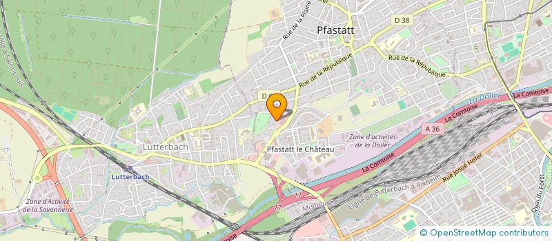 localisation de l'entreprise COPRODUCTION PACKAGE ET SERVICE  PFASTATT