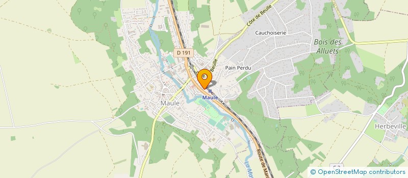localisation de l'entreprise COPROGEST  SARTROUVILLE