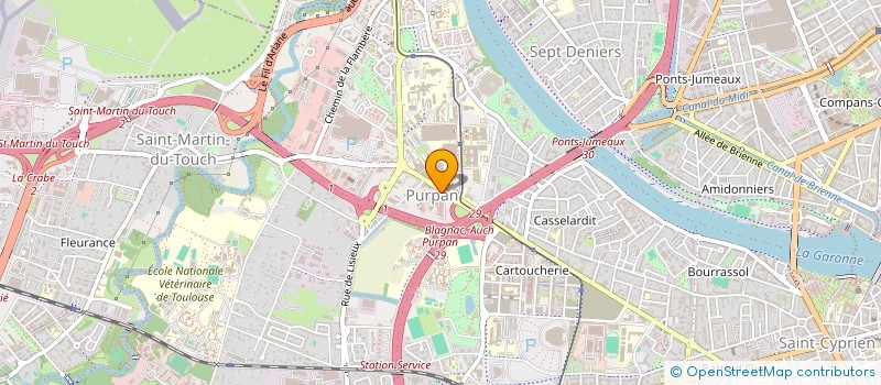 localisation de l'entreprise COPROM  TOULOUSE