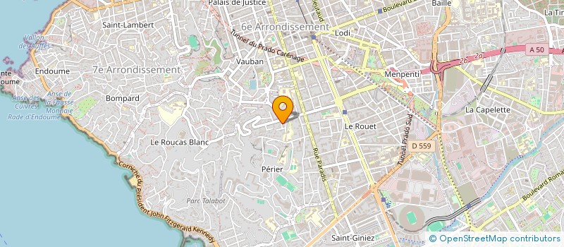 localisation de l'entreprise COPRONET à MARSEILLE