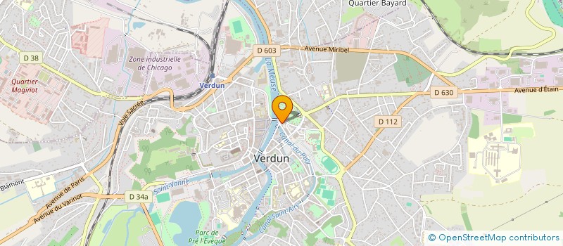 localisation de l'entreprise COPROP à VERDUN