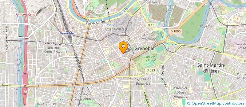 localisation de l'entreprise COPROP 1 PL D APVRIL  GRENOBLE