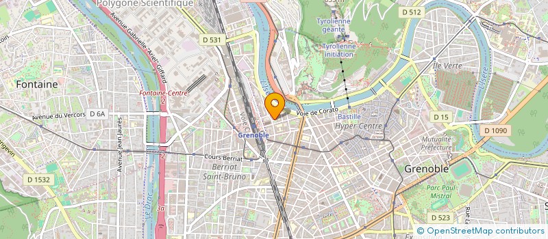 localisation de l'entreprise COPROP 1 PL DOYEN GOSSE  GRENOBLE