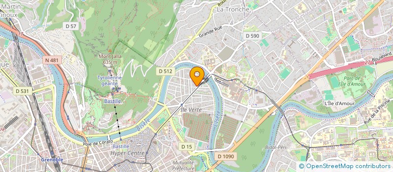 localisation de l'entreprise COPROP 10 PL SAINT EYNARD  GRENOBLE