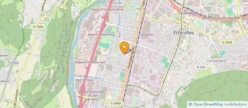 localisation de l'entreprise COPROP 10 R DE L ECUREUIL à ECHIROLLES