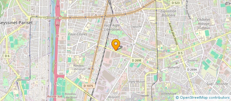 localisation de l'entreprise COPROP 112 R DES ALLIES  GRENOBLE