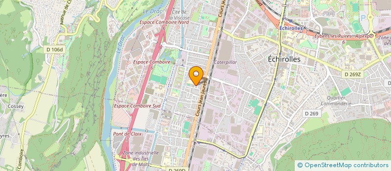 localisation de l'entreprise COPROP 13 RUE CDT LENOIR à ECHIROLLES