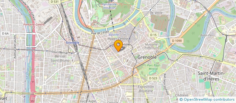 localisation de l'entreprise COPROP 18 R DE SAULT  GRENOBLE