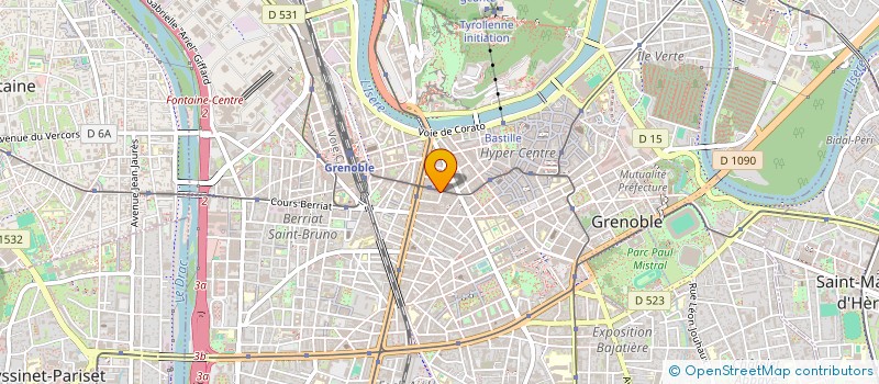 localisation de l'entreprise COPROP 19 AV ALSACE  GRENOBLE