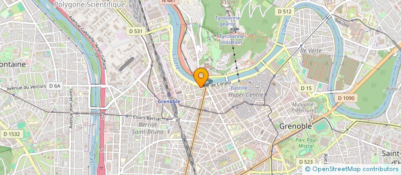 localisation de l'entreprise COPROP 2 R CASIMIER BRENIER  GRENOBLE