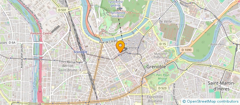 localisation de l'entreprise COPROP 2 R DE MIRIBEL  GRENOBLE