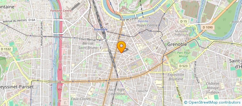 localisation de l'entreprise COPROP 20 R CONDORCET  GRENOBLE