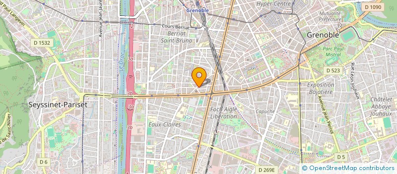 localisation de l'entreprise COPROP 21 R IRVOY  GRENOBLE