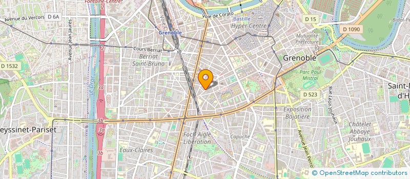 localisation de l'entreprise COPROP 22 R TURENNE  GRENOBLE