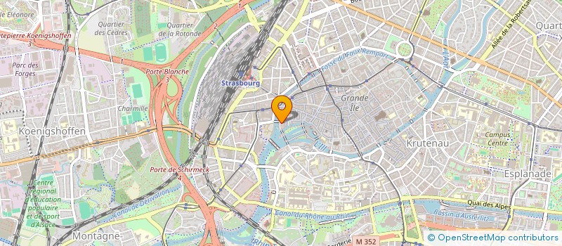 localisation de l'entreprise COPROP 24 RUE DU DOME  STRASBOURG