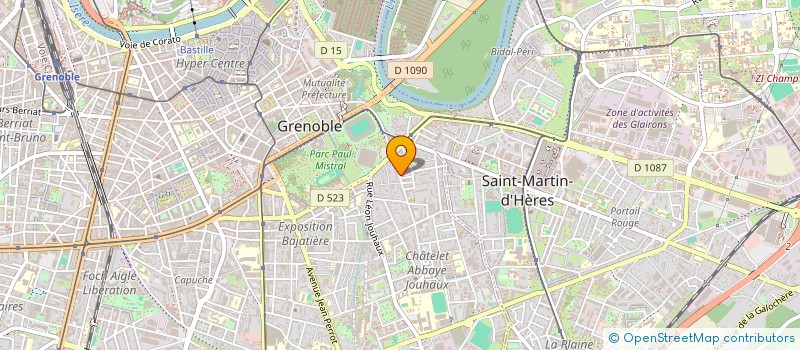 localisation de l'entreprise COPROP 27 AV JEANNE D ARC-CELIBATAIRES 3  GRENOBLE