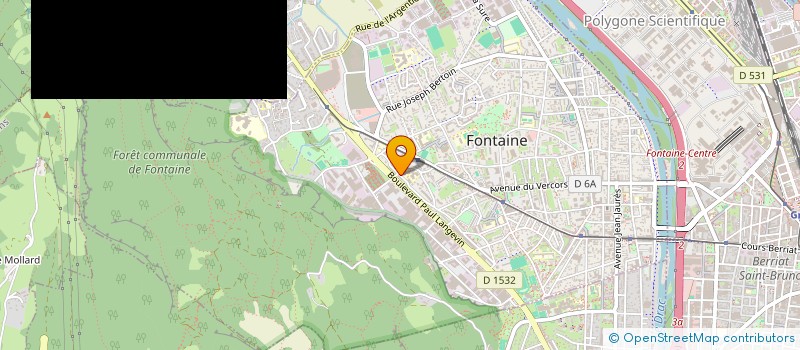 localisation de l'entreprise COPROP 27 R GARIBALDI  FONTAINE