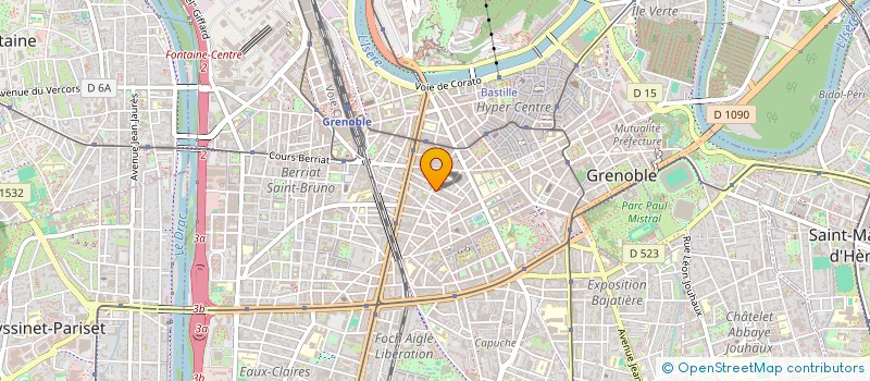 localisation de l'entreprise COPROP 27 R THIERS  GRENOBLE