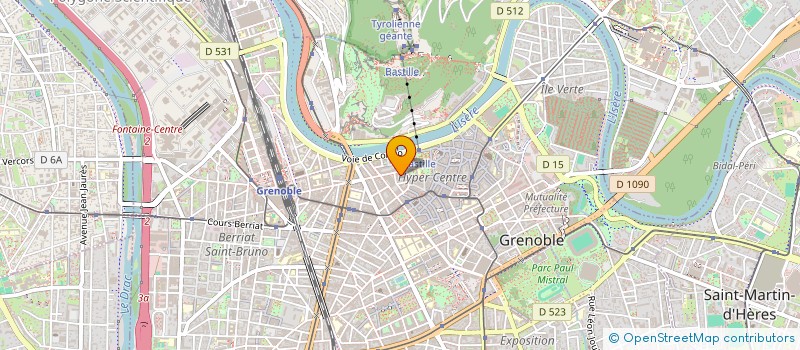 localisation de l'entreprise COPROP 3 AV FELIX VIALLET  GRENOBLE