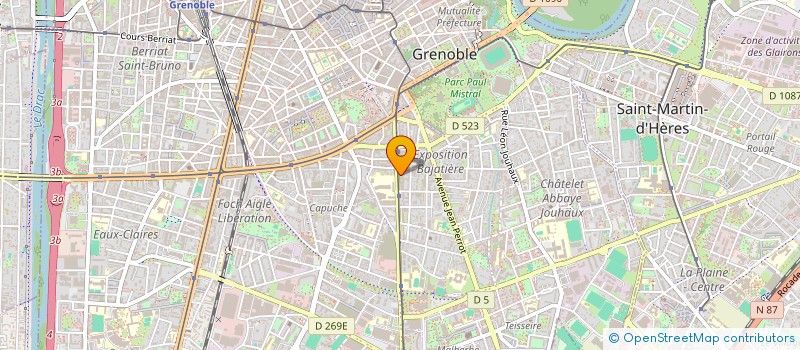 localisation de l'entreprise COPROP 3 AV MARCELLIN  GRENOBLE