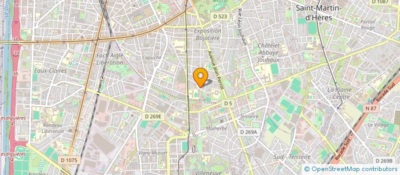 localisation de l'entreprise COPROP 3 CH DE GORDES  GRENOBLE