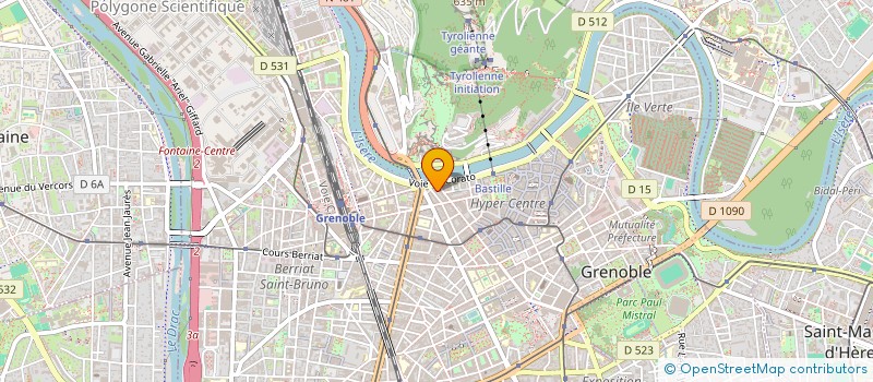 localisation de l'entreprise COPROP 3 DOCTEUR MAZET  GRENOBLE