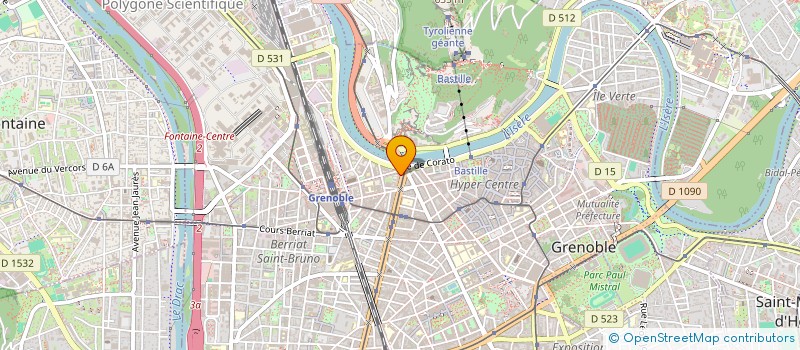 localisation de l'entreprise COPROP 3 PL DE LA BASTILLE  GRENOBLE