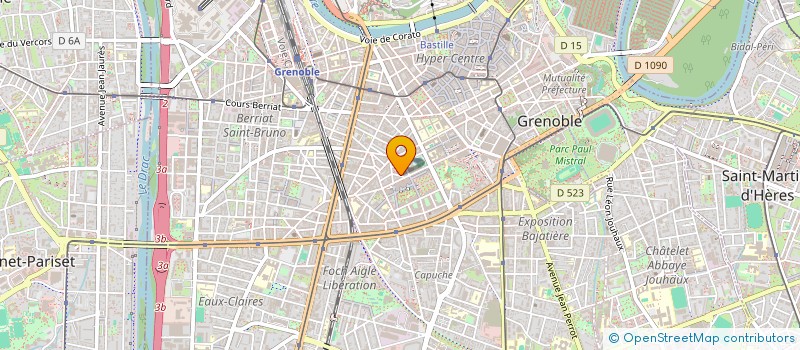 localisation de l'entreprise COPROP 3 R BARRAL  GRENOBLE