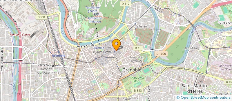 localisation de l'entreprise COPROP 3 RUE JEAN F HACHE  GRENOBLE