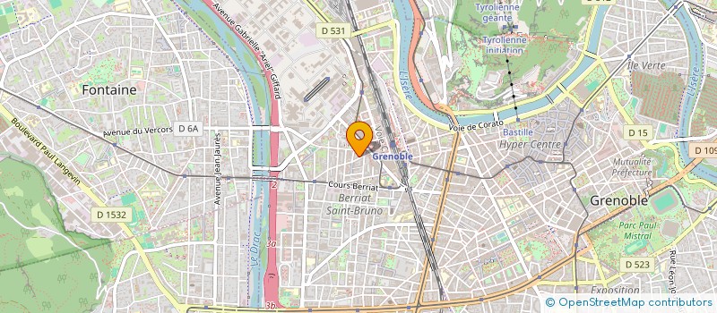 localisation de l'entreprise COPROP 4 6 ET 8 R RENE THOMAS  GRENOBLE