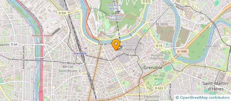 localisation de l'entreprise COPROP 4 R A 1ER DE  GRENOBLE