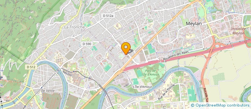 localisation de l'entreprise COPROP 4 R DE LA GRANGE  MEYLAN