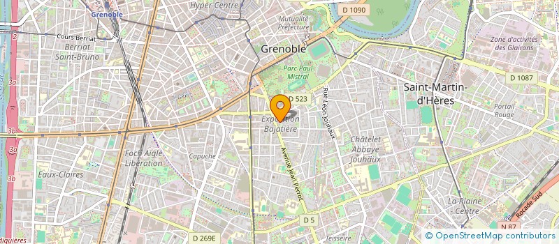 localisation de l'entreprise COPROP 4 R DES GOURMETS  GRENOBLE