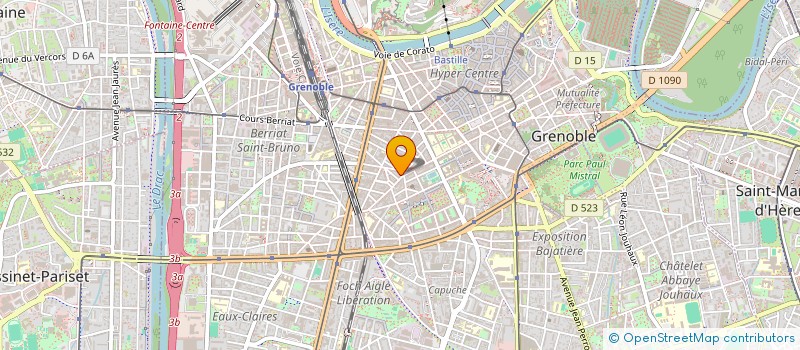 localisation de l'entreprise COPROP 4 R TURENNE  GRENOBLE