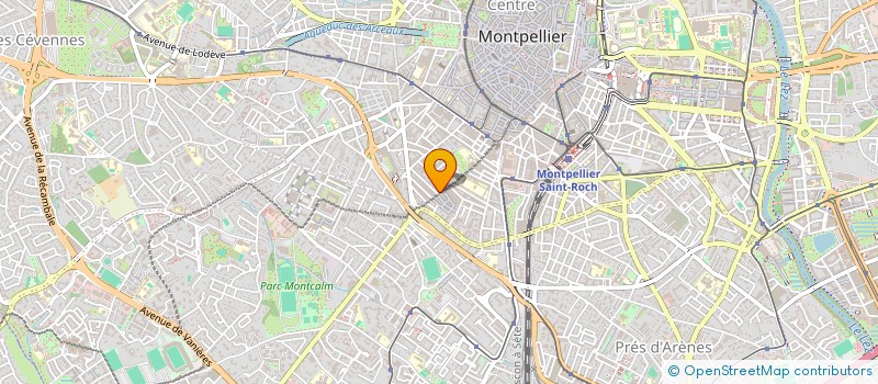 localisation de l'entreprise COPROP 48 AV GEORGES CLEMENCEAU à MONTPELLIER