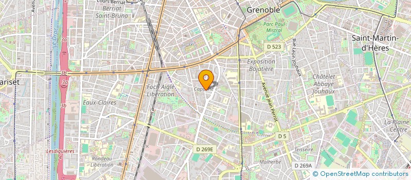 localisation de l'entreprise COPROP 49 STALINGRAD  GRENOBLE