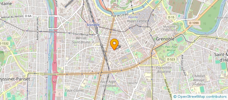 localisation de l'entreprise COPROP 5 PL CONDORCET  GRENOBLE