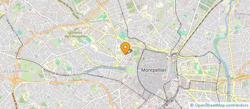 localisation de l'entreprise COPROP 5 RUE GERHARDT à MONTPELLIER