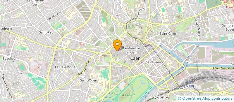 localisation de l'entreprise COPROP 5 RUE GUILLAUME LE CONQUERANT à CAEN
