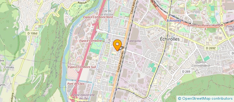 localisation de l'entreprise COPROP 5 RUE JEAN PREVOST à ECHIROLLES