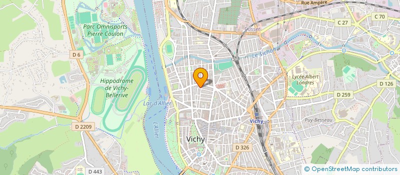 localisation de l'entreprise COPROP 53 RUE MOUNIN  VICHY