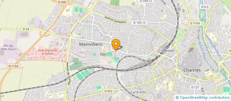 localisation de l'entreprise COPROP 57 59 R HENRI DUNANT à MAINVILLIERS