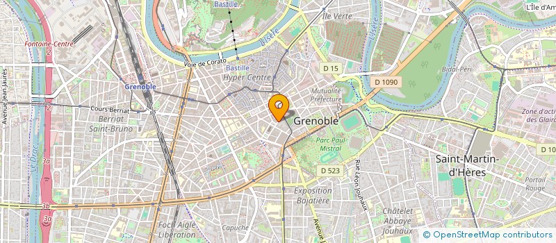 localisation de l'entreprise COPROP 6 ET 8 R B STENDHAL  GRENOBLE