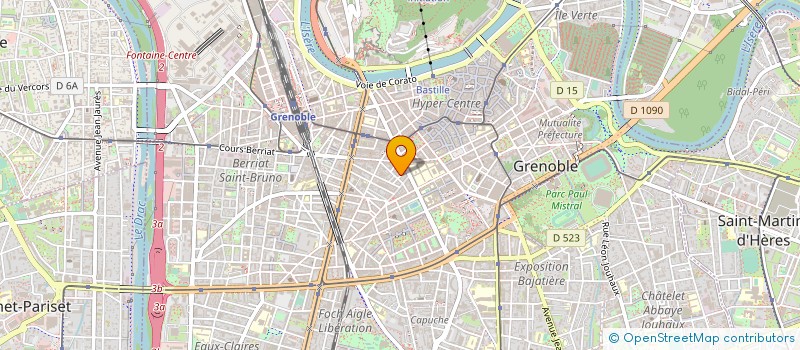 localisation de l'entreprise COPROP 6 R LT CHANARON  GRENOBLE