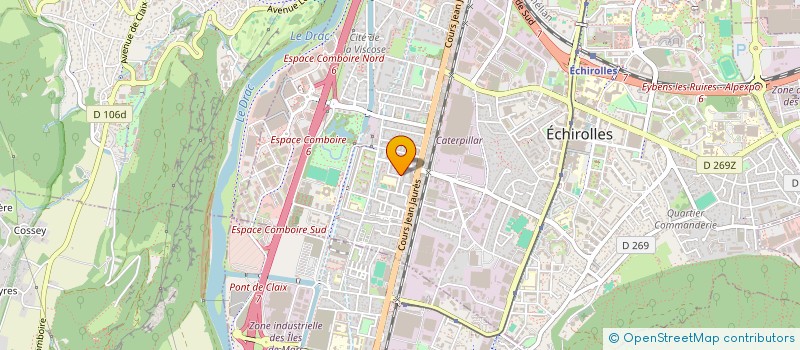 localisation de l'entreprise COPROP 6 RUE CDT LENOIR à ECHIROLLES